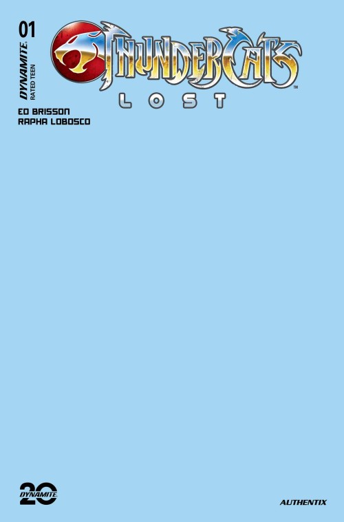 Thundercats Lost #1 cover t blue blank variant