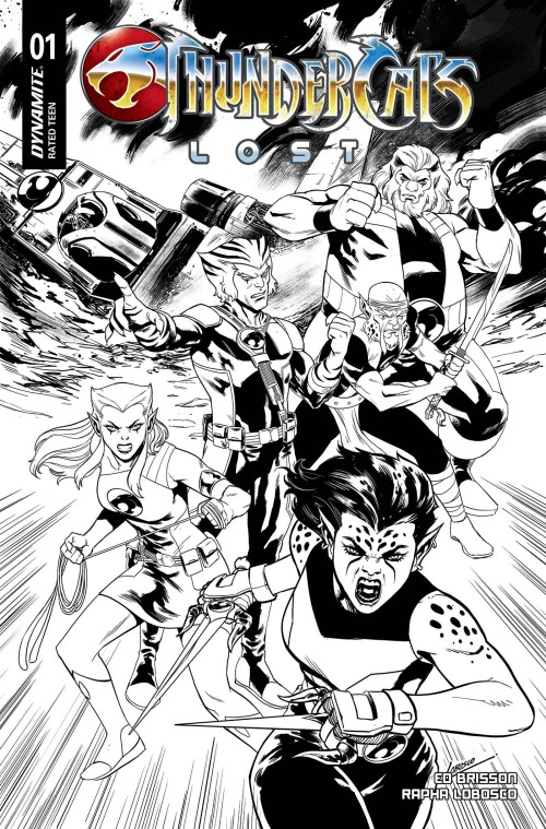 Thundercats Lost #1 cover u lobosco line art variant