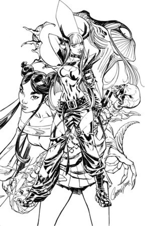 Magik #2 (2025) second print campbell line art variant