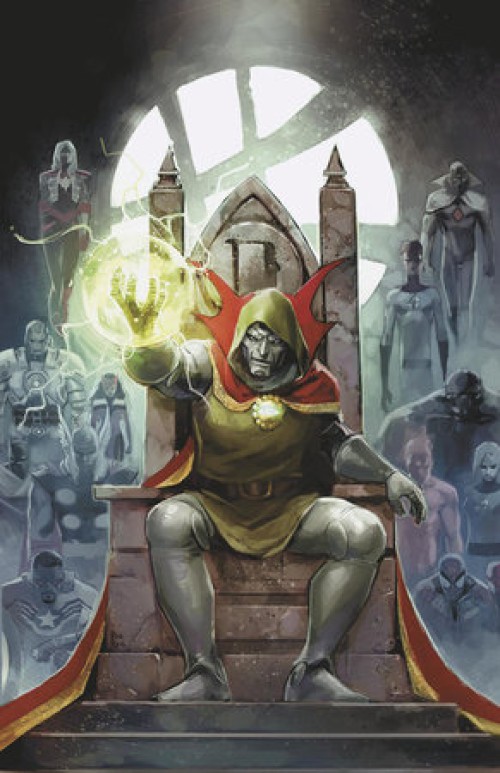 One World Under Doom #1 second print reis virgin variant
