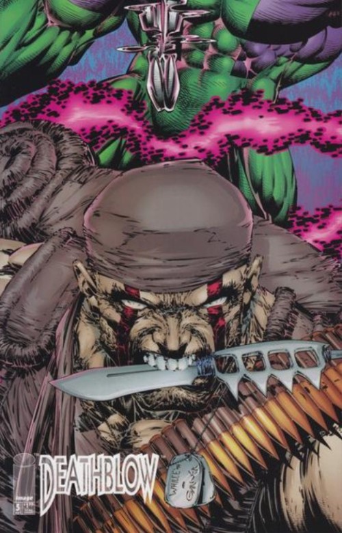 Deathblow #5 (1993) puzzle cover