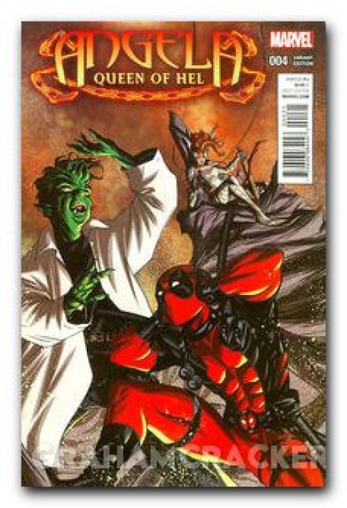 Angela Queen Of Hel #4 deadpool variant cover