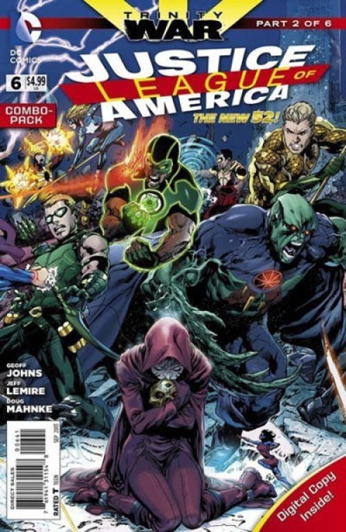 Justice League of America #6 (2013) combo pack