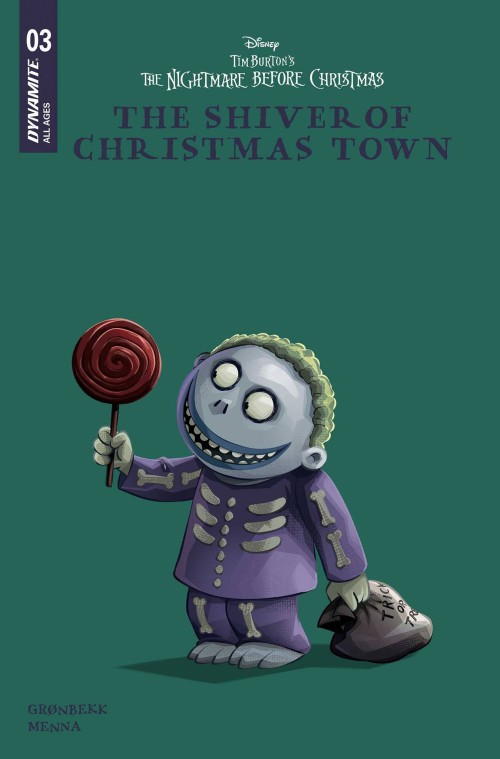 Tim Burtons The Nightmare Before Christmas The Shiver Of Christmas Town #3 (2026) cover d disney library variant