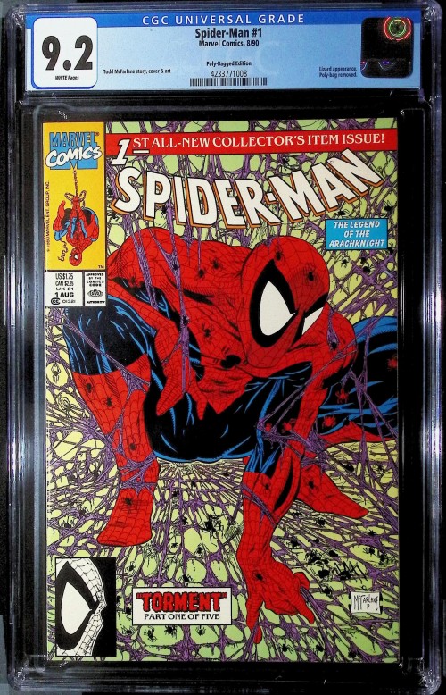Spider-Man #1 (1990) regular edition CGC 9.2