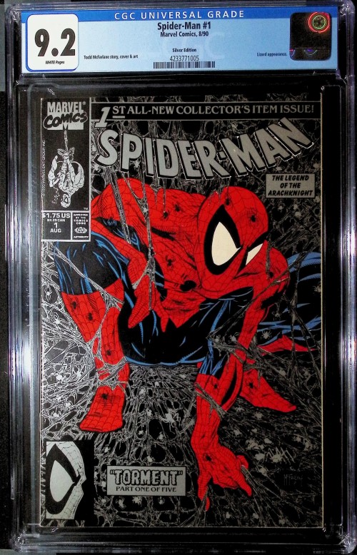 Spider-Man #1 (1990) silver edition CGC 9.2