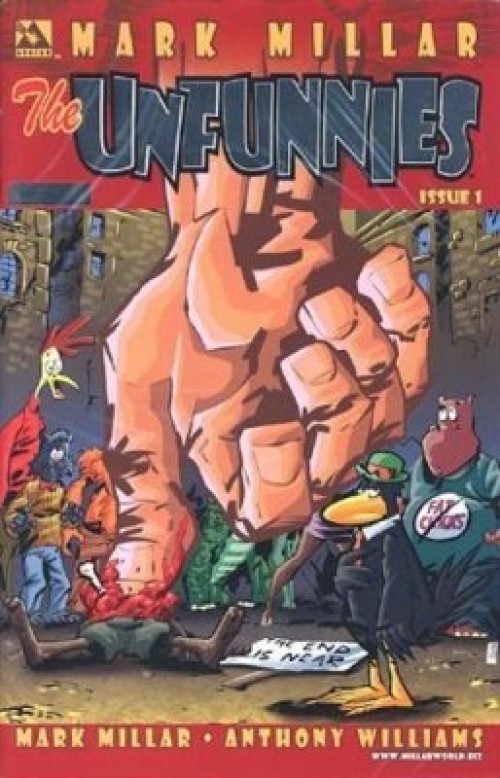 Mark Millar Unfunnies #1 (2004) platinum foil variant