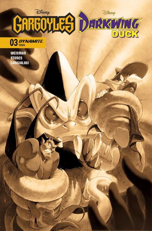 Gargoyles Darkwing Duck #3 (2026) cover l bigarella sepia variant