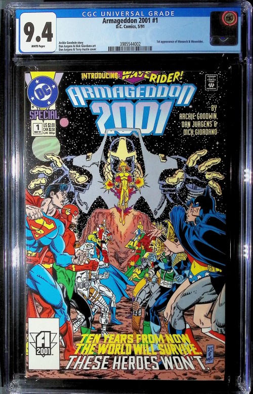 Armageddon 2001 #1 (1991) CGC 9.4