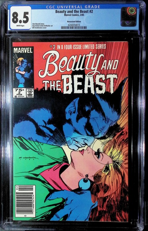 Beauty and the Beast #2 (1985) newsstand CGC 8.5