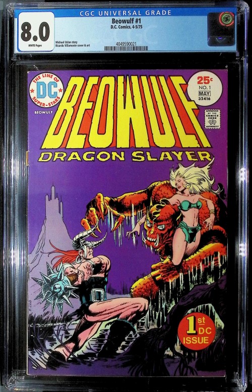 Beowulf #1 (1975) CGC 8.0