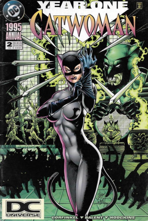 Catwoman Annual #2 (1995) dcu logo variant