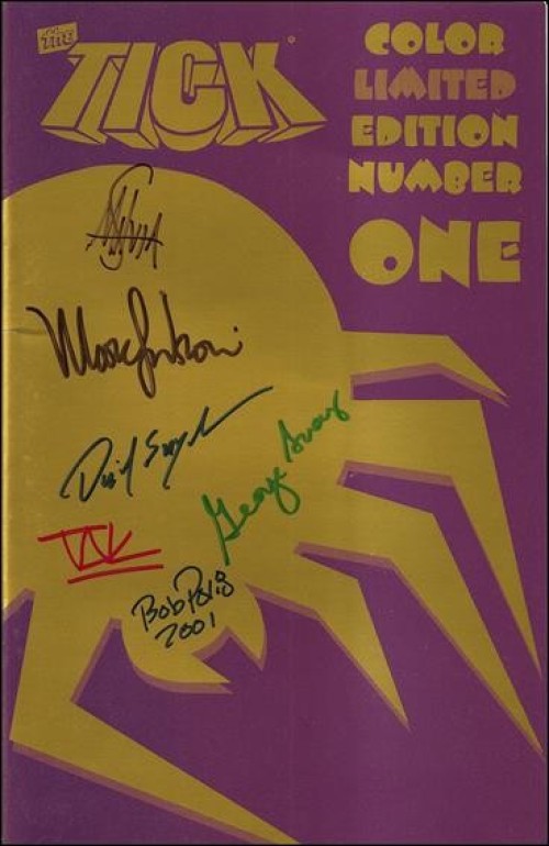 Tick Color #1 (2001) special edition multi-signed