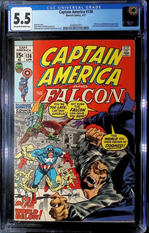 Captain America #136 (1968) CGC 5.5