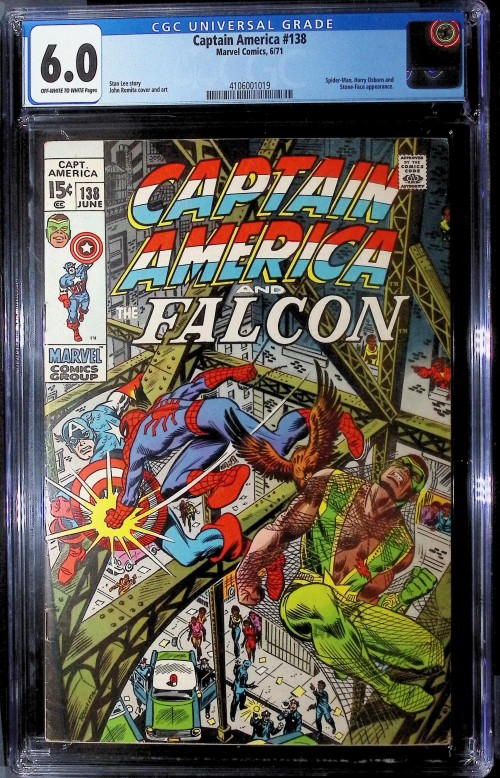 Captain America #138 (1968) CGC 6.0