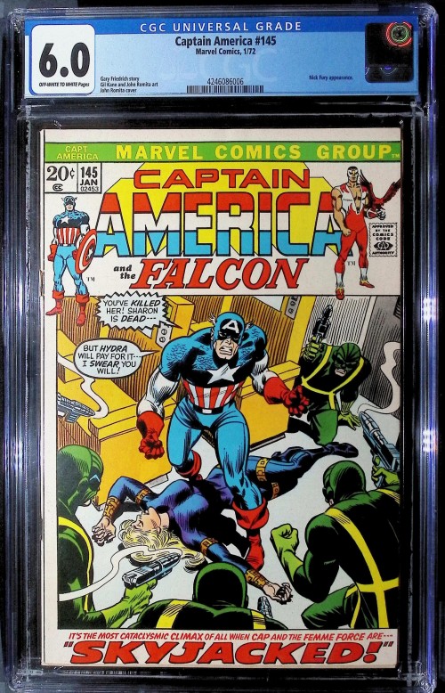 Captain America #145 (1968) CGC 6.0