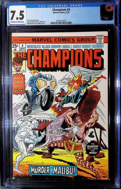 Champions #4 (1975) CGC 7.5