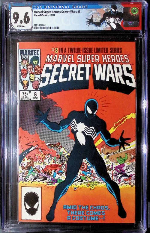 Secret Wars #8 (1984) CGC 9.6 *origin of black suit!*