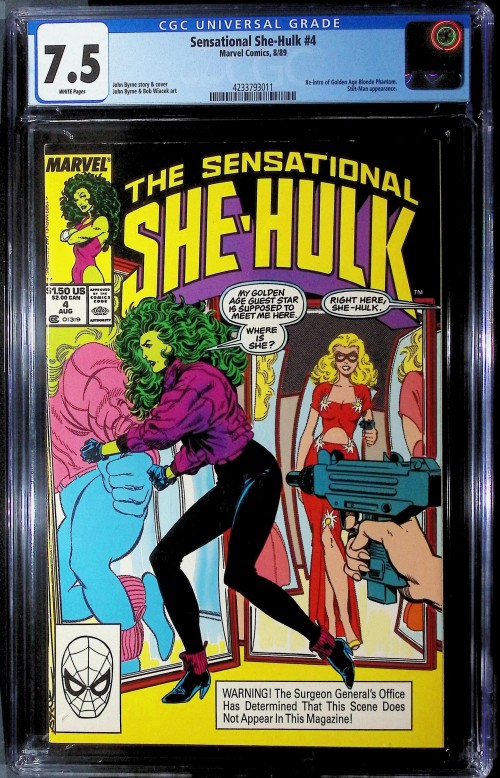 Sensational She-Hulk #4 (1989) CGC 7.5