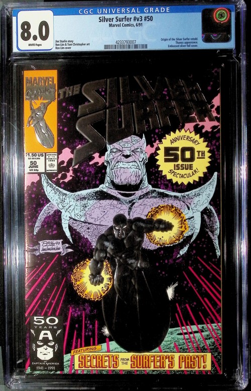 Silver Surfer #50 (1987) CGC 8.0