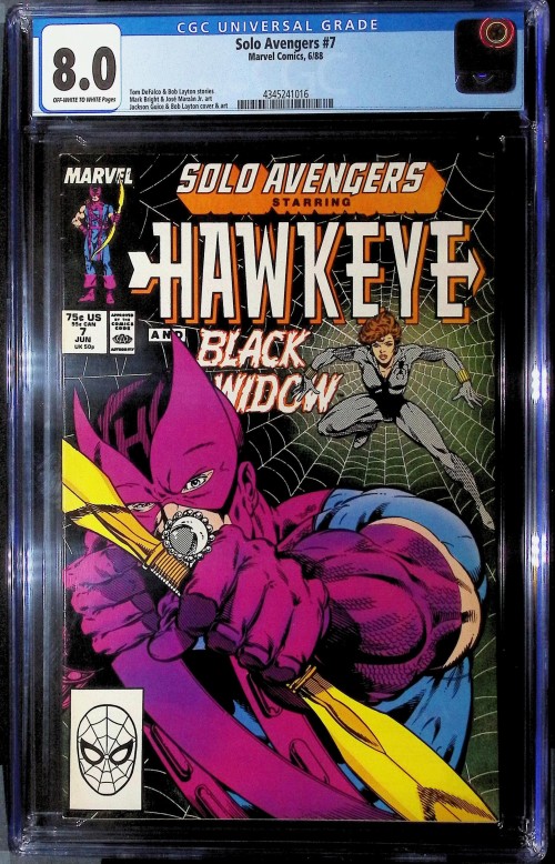 Solo Avengers #7 (1987) CGC 8.0