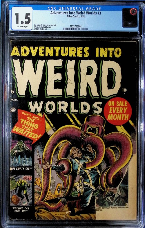 Adventures Into Weird Worlds #3 (1952) CGC 1.5