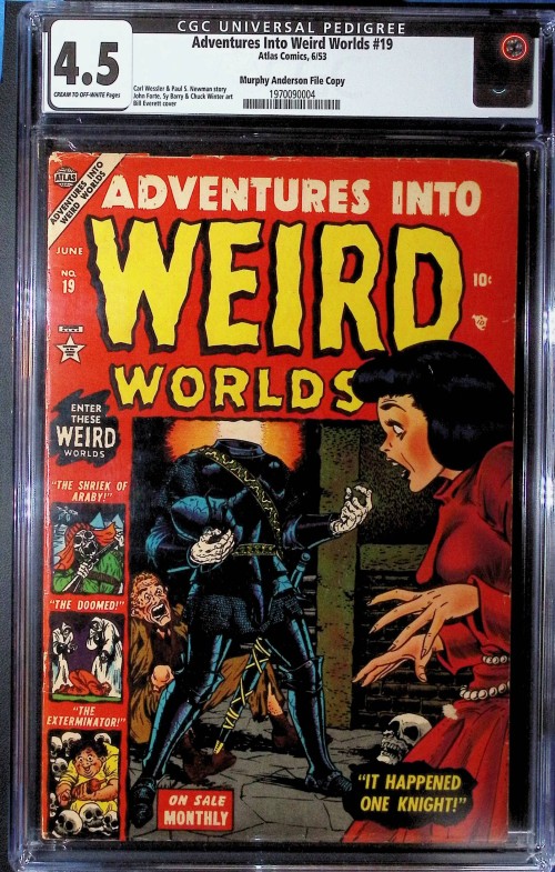 Adventures Into Weird Worlds #19 (1952) CGC 4.5