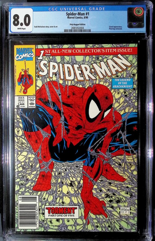 Spider-Man #1 (1990) regular edition CGC 8.0
