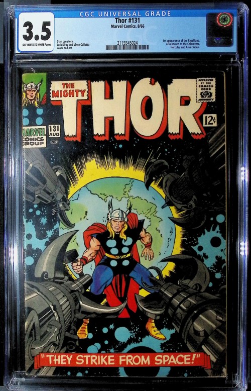 Thor #131 (1966) CGC 3.5