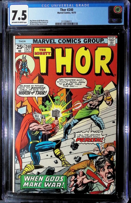 Thor #240 (1966) CGC 7.5