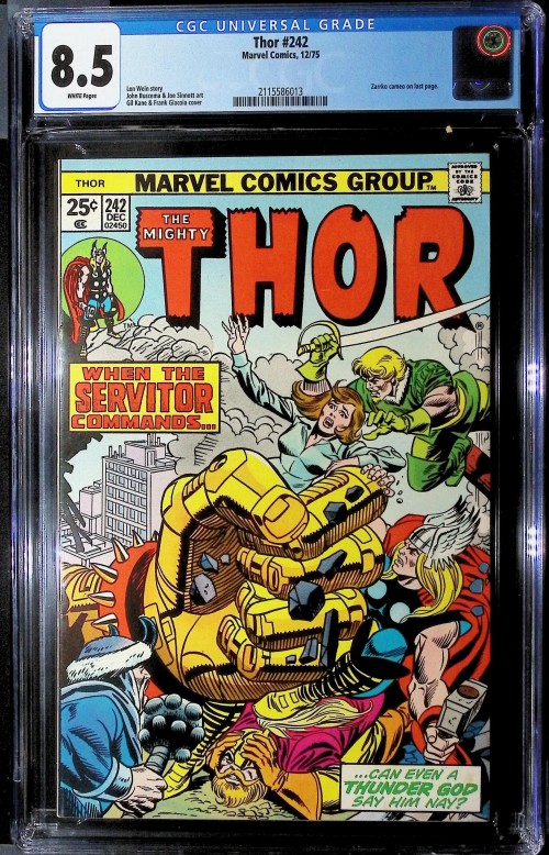 Thor #242 (1966) CGC 8.5