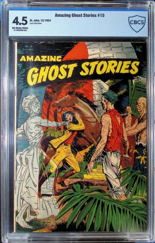 Amazing Ghost Stories #15 (1954) CBCS 4.5