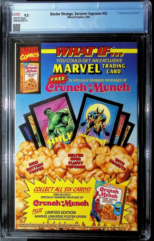 Doctor Strange #52 (1988) CGC 9.2