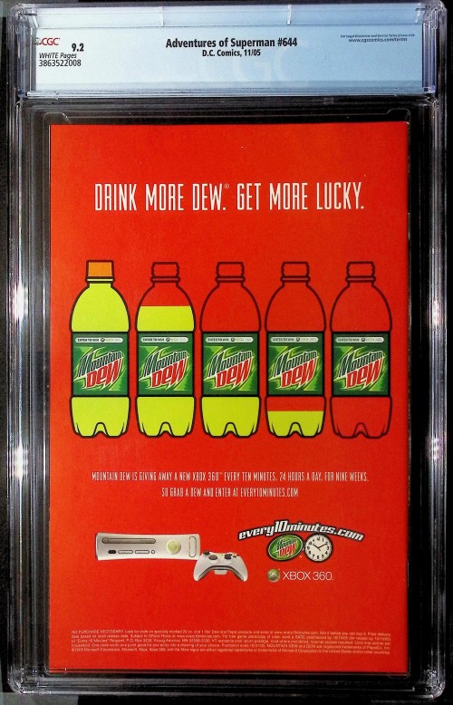 Adventures of Superman #644 (1987) CGC 9.2