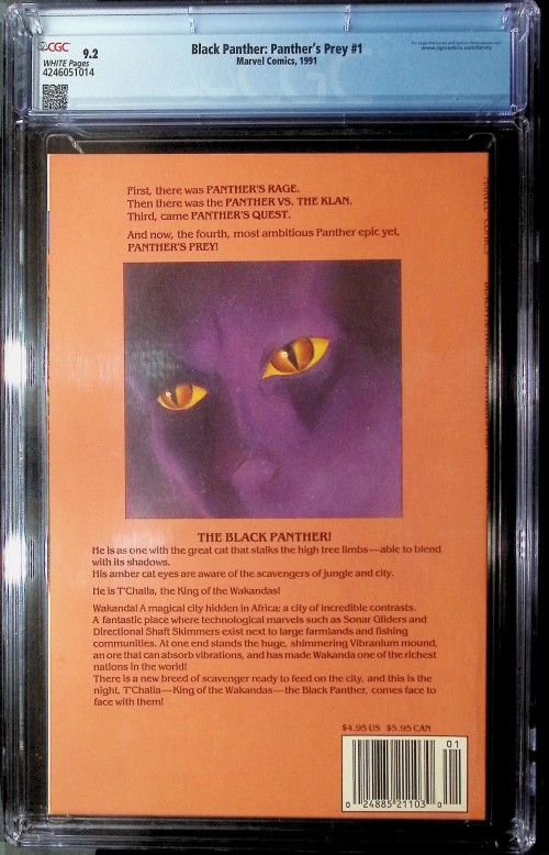 Black Panther Panthers Prey #1 CGC 9.2