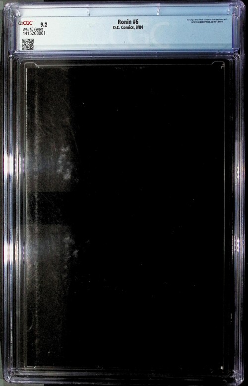 Ronin #6 CGC 9.2 *Frank Miller Scarce!*