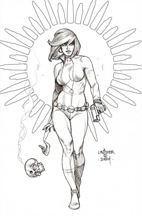 Jennifer Blood Battle Diary #5 cover f linsner line art virgin variant