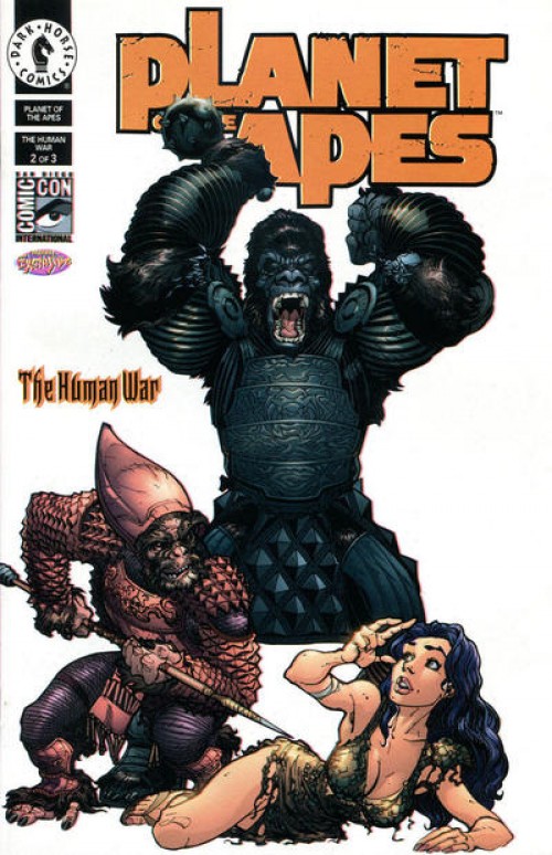 Planet of the Apes Human War #2 (2001) sdcc