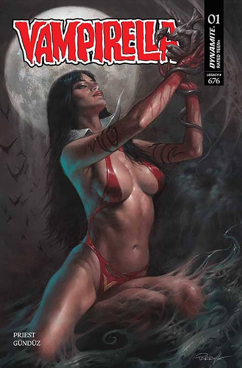 Vampirella #1 (2025) cover w parrillo foil variant