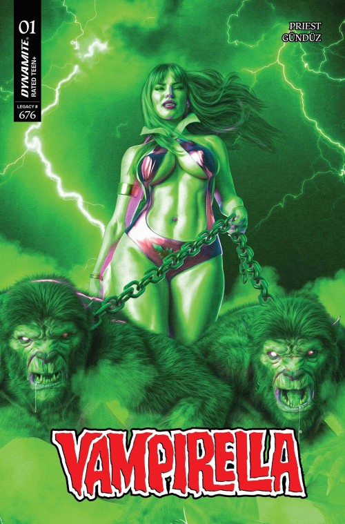 Vampirella #1 (2025) cover zi spears emerald variant