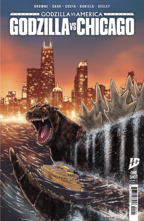 Godzilla Vs America Chicago #1 (2025) second print