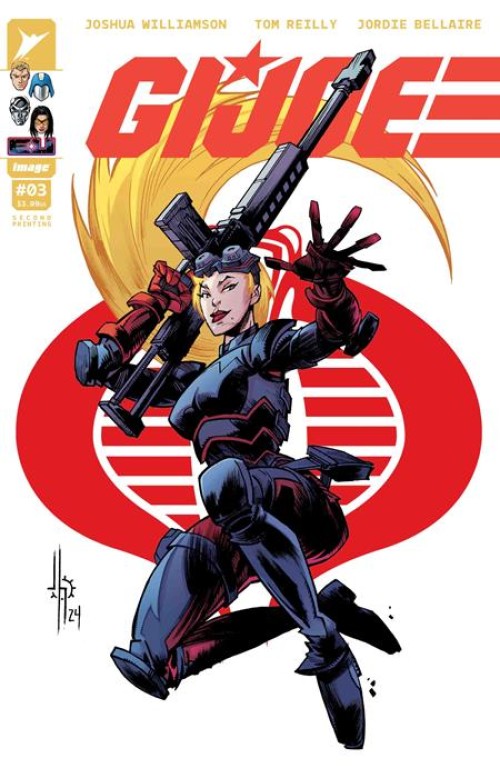 GI Joe #3 (2024) second print cover b howard cobra variant