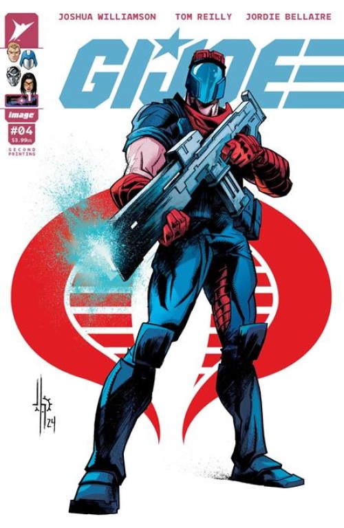 GI Joe #4 (2024) second print cover b howard cobra variant