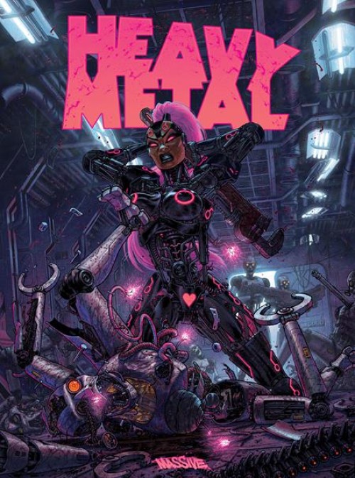 Heavy Metal Magazine #1 (2025) cover h moore homage variant