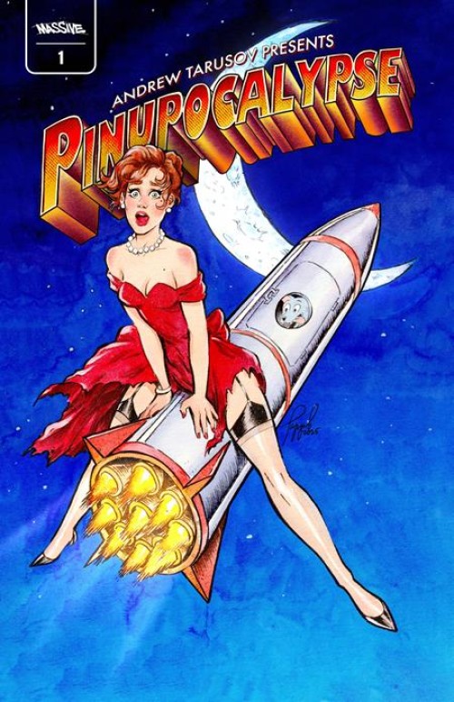 Pinupocalypse #1 second print cover b lunar launch variant