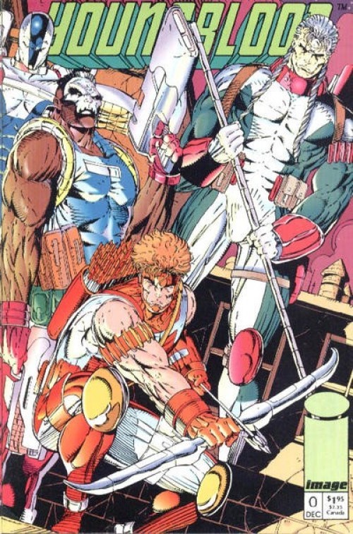 Youngblood #0 (1992) green logo signed