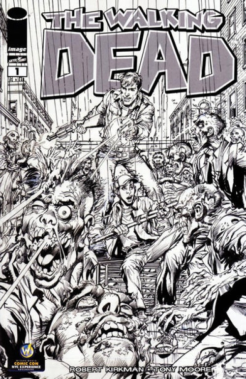 Walking Dead #1 (2003) wizard world new york sketch exclusive