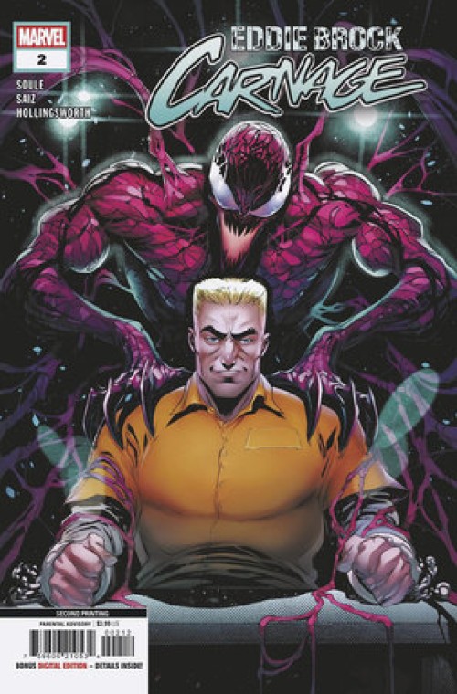 Eddie Brock Carnage #2 (2025) second print