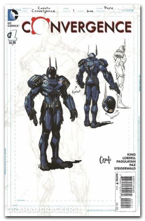 Convergence #1 batman sketch variant