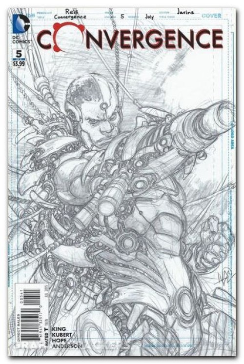Convergence #5 cyborg sketch variant cover